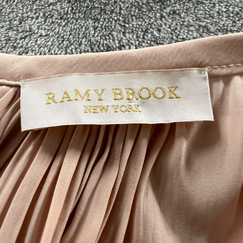 *New Ramy Brook Paris halter top |smocked waist Dress Sz Small - Picture 7 of 7